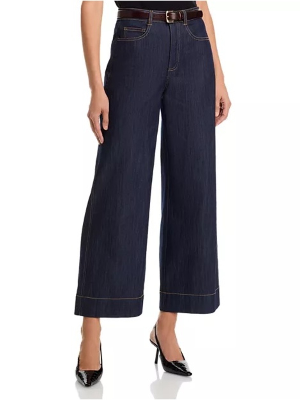 Betsy high rise wide leg indigo